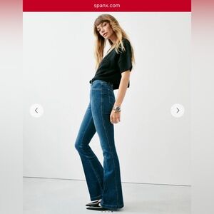 SPANX Dark Blue Flare Women's Jeans